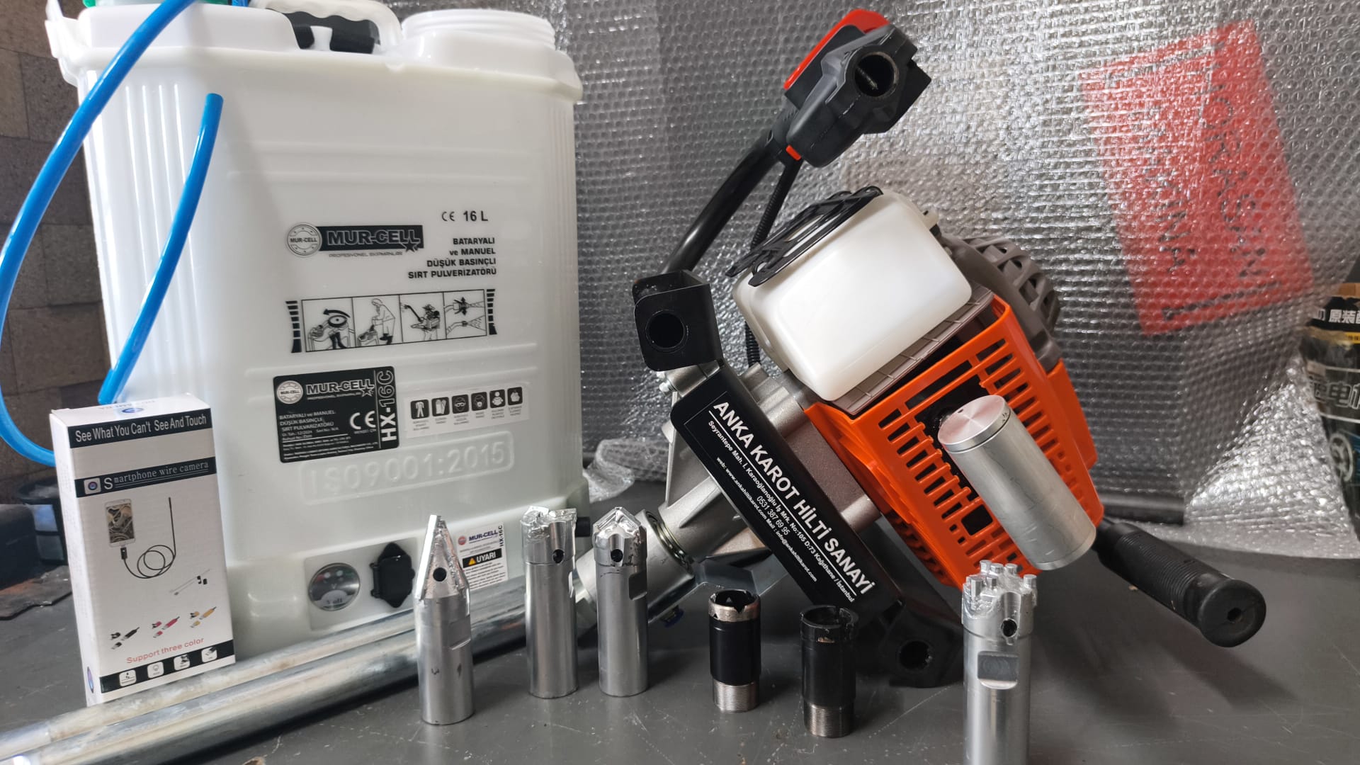 5,5 Redüktörlü El Karot Makinesi - Anka Hilti Karot